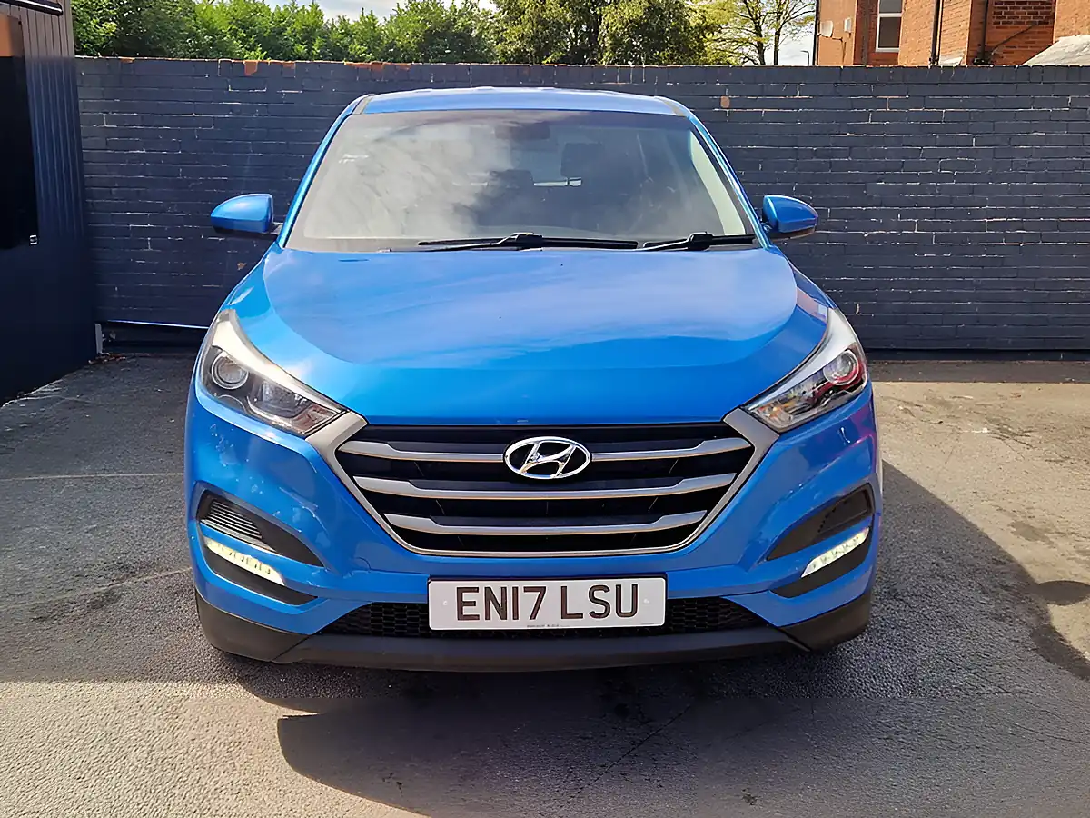 Used 2017 Hyundai Tucson Blue Drive S Blue - Interior and Exterior details 4