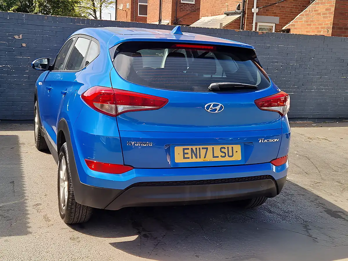 Used 2017 Hyundai Tucson Blue Drive S Blue - Interior and Exterior details 8