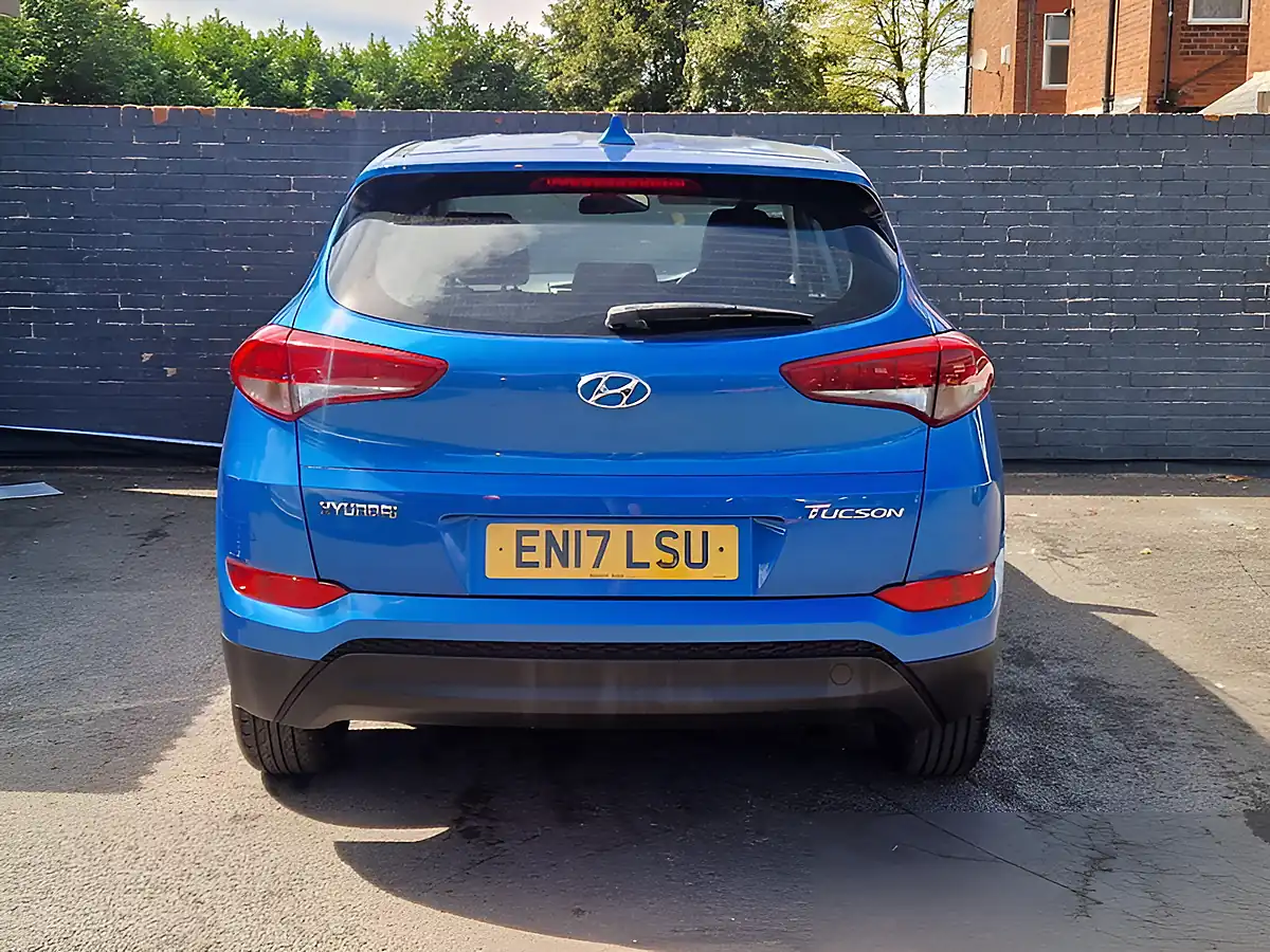 Used 2017 Hyundai Tucson Blue Drive S Blue - Interior and Exterior details 9