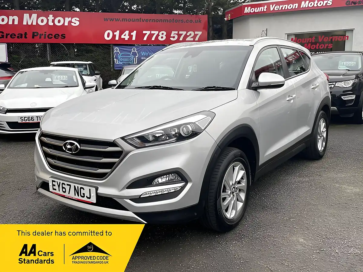 Used 2017 Hyundai Tucson Blue Drive Se Nav Silver - Front View