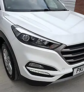 Used 2017 Hyundai Tucson Blue Drive Se Nav White - Interior and Exterior details 7