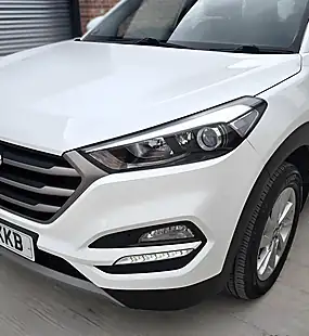 Used 2017 Hyundai Tucson Blue Drive Se Nav White - Interior and Exterior details 8