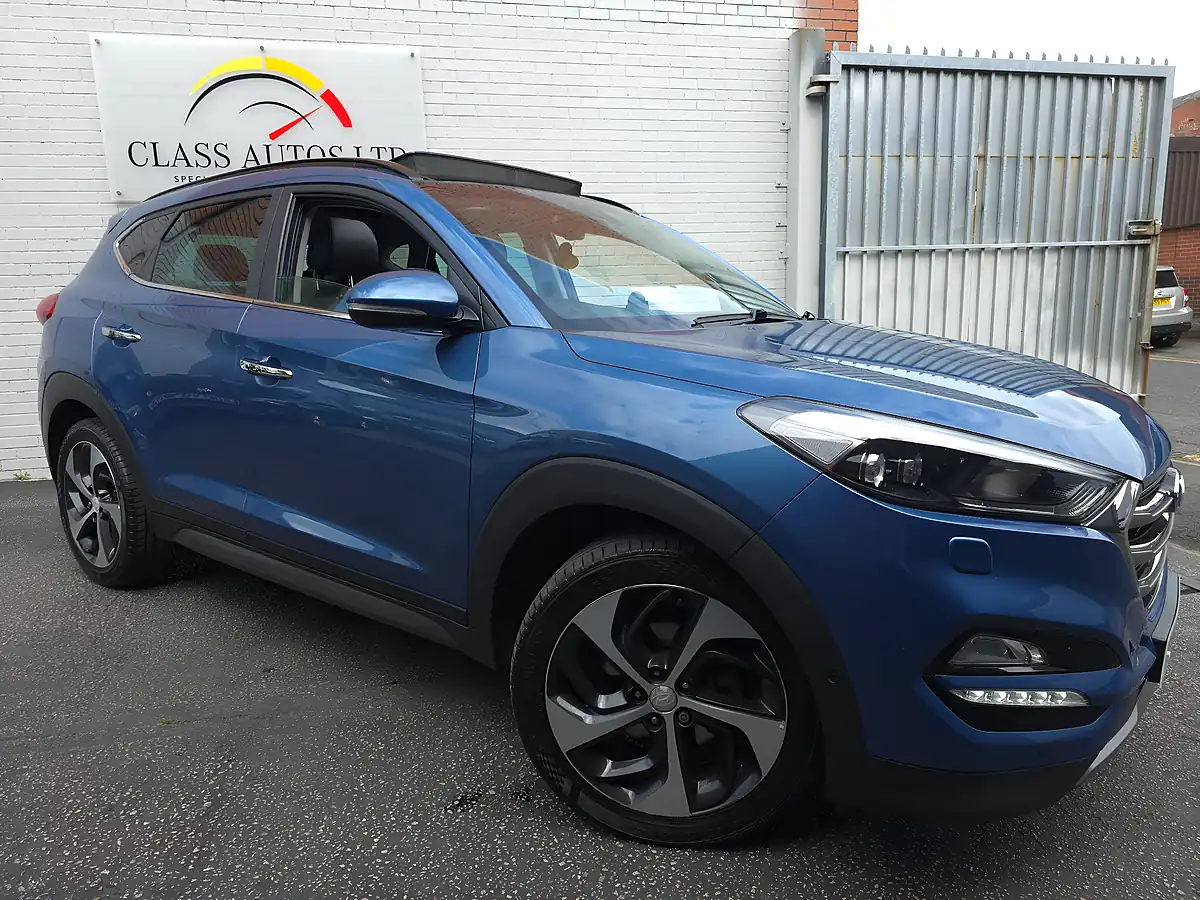 Used 2017 Hyundai Tucson Premium Se Blue - Front View