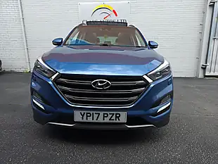 Used 2017 Hyundai Tucson Premium Se Blue - Interior and Exterior details 2