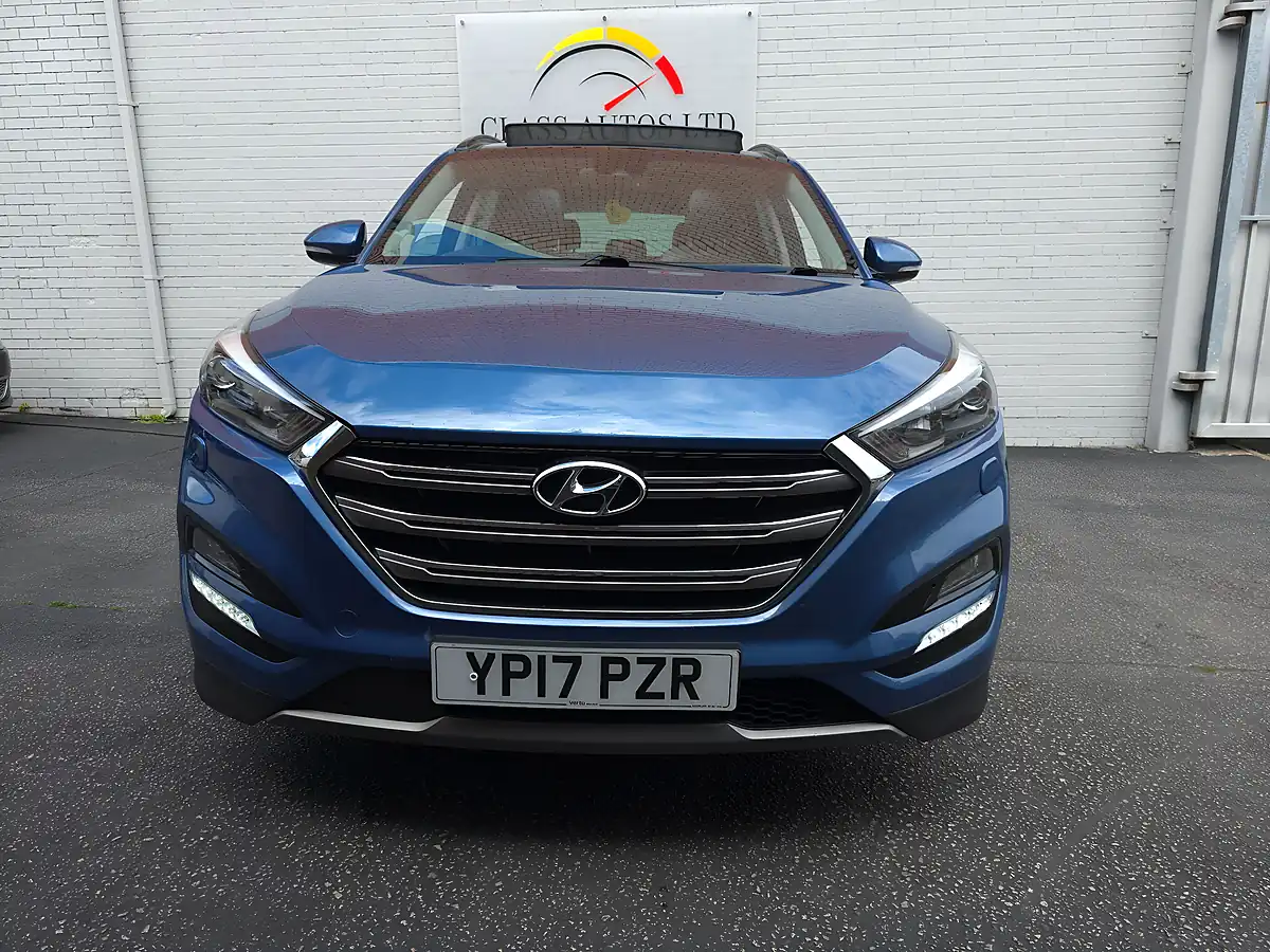 Used 2017 Hyundai Tucson Premium Se Blue - Interior and Exterior details 2