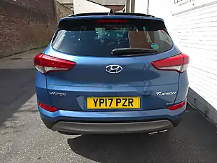 Used 2017 Hyundai Tucson Premium Se Blue - Interior and Exterior details 8