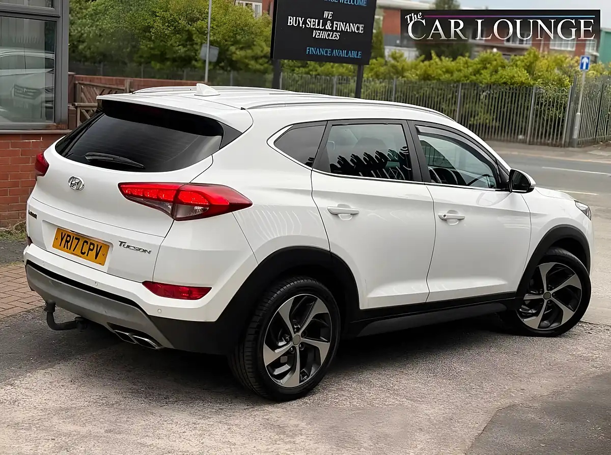 Used 2017 Hyundai Tucson Premium White - Interior and Exterior details 2