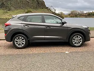Used 2017 Hyundai Tucson Se Blue Drive Grey - Interior and Exterior details 10
