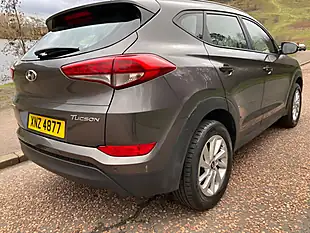 Used 2017 Hyundai Tucson Se Blue Drive Grey - Interior and Exterior details 2