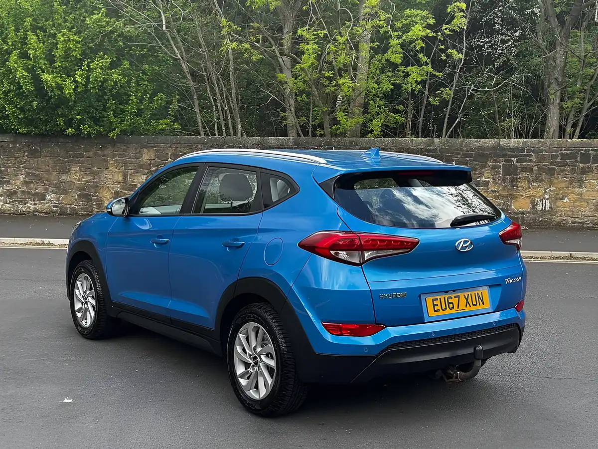 Used 2017 Hyundai Tucson Se Nav Ara Blue - Interior and Exterior details 11