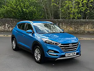 Used 2017 Hyundai Tucson Se Nav Ara Blue - Interior and Exterior details 3