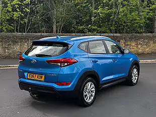 Used 2017 Hyundai Tucson Se Nav Ara Blue - Interior and Exterior details 9