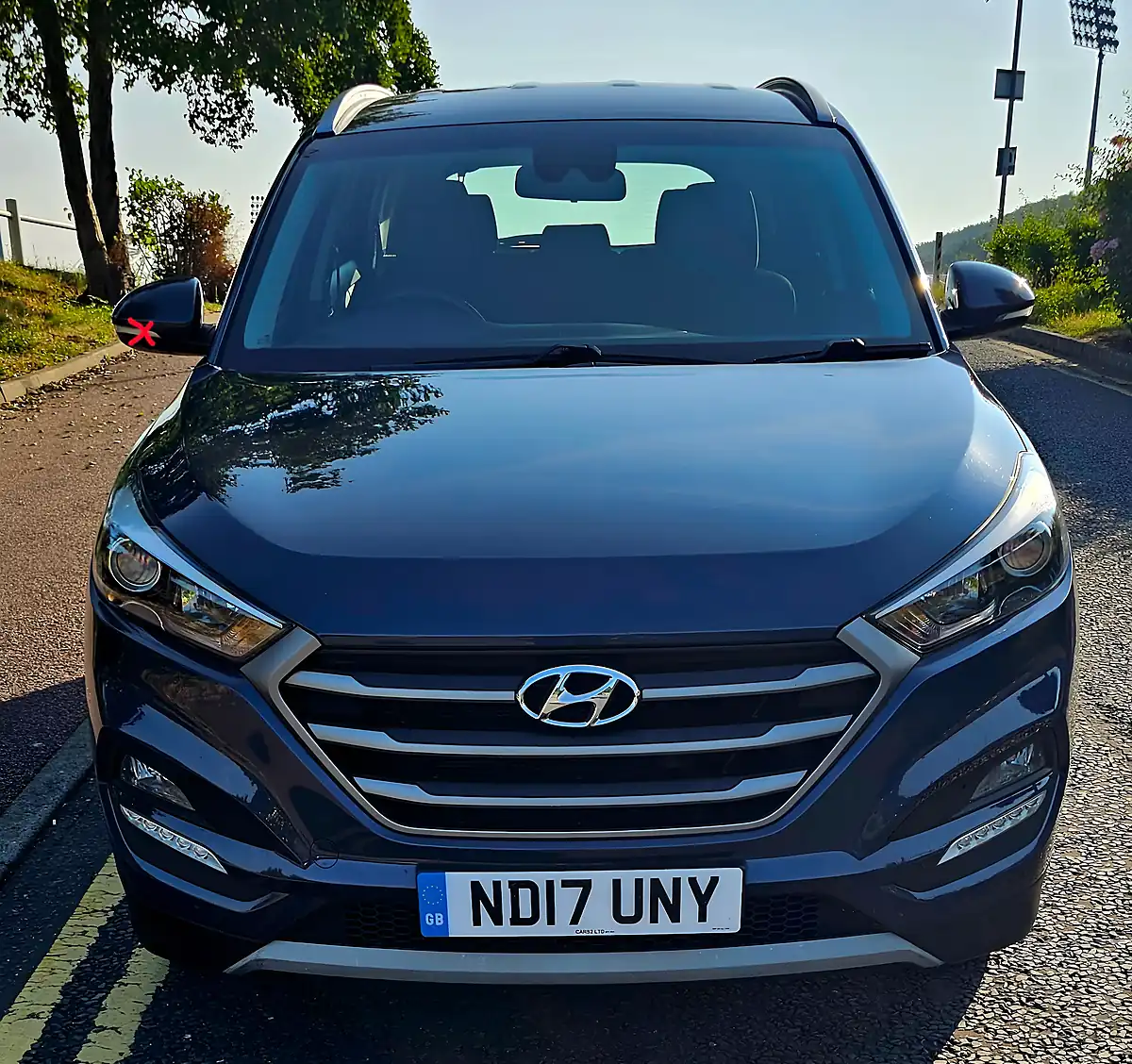 Used 2017 Hyundai Tucson Se Nav Blue - Front View