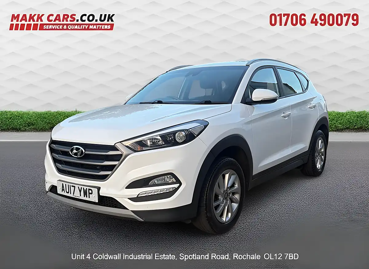 Used 2017 Hyundai Tucson Se Nav White - Interior and Exterior details 2