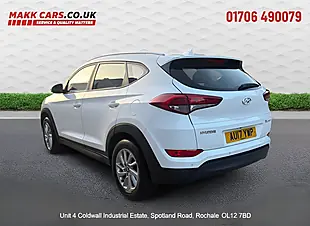 Used 2017 Hyundai Tucson Se Nav White - Interior and Exterior details 4