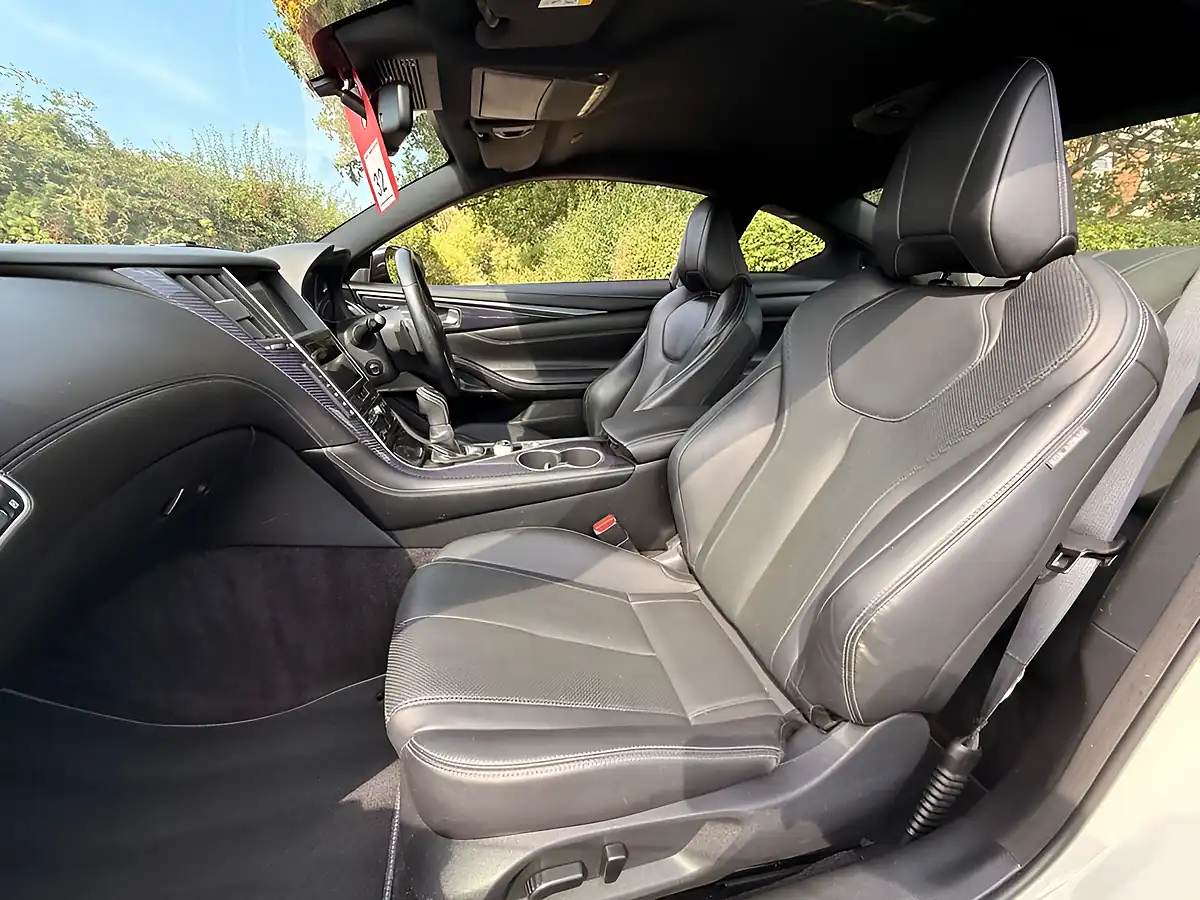 Used 2017 Infiniti Q60 S Sport White - Interior and Exterior details 10