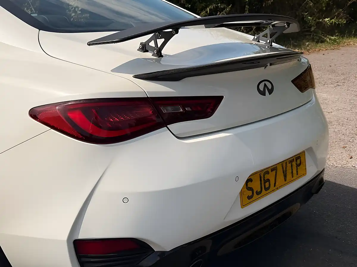 Used 2017 Infiniti Q60 S Sport White - Interior and Exterior details 14
