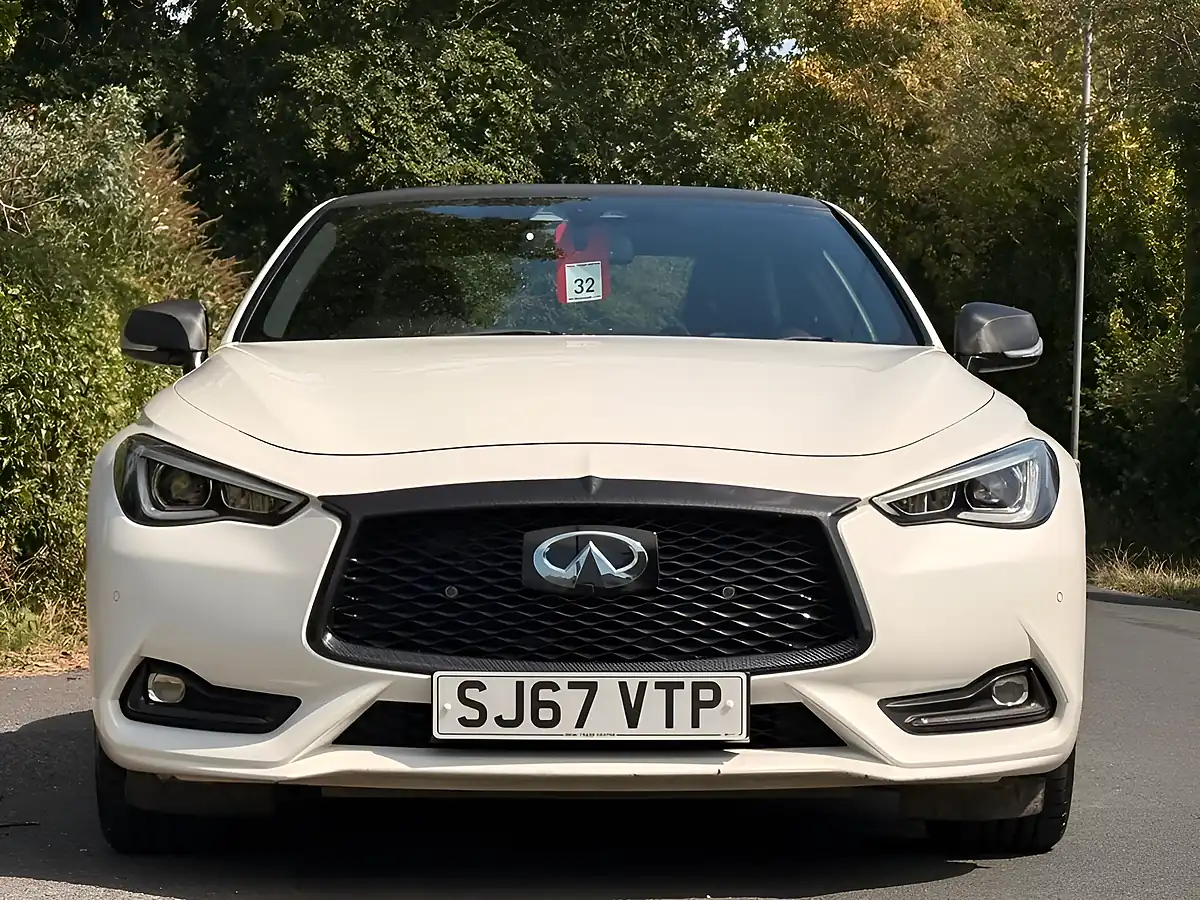 Used 2017 Infiniti Q60 S Sport White - Interior and Exterior details 2