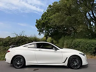 Used 2017 Infiniti Q60 S Sport White - Interior and Exterior details 4