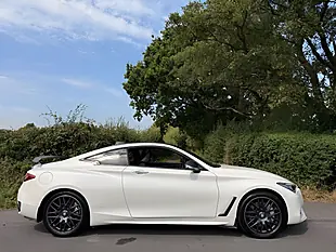 Used 2017 Infiniti Q60 S Sport White - Interior and Exterior details 5