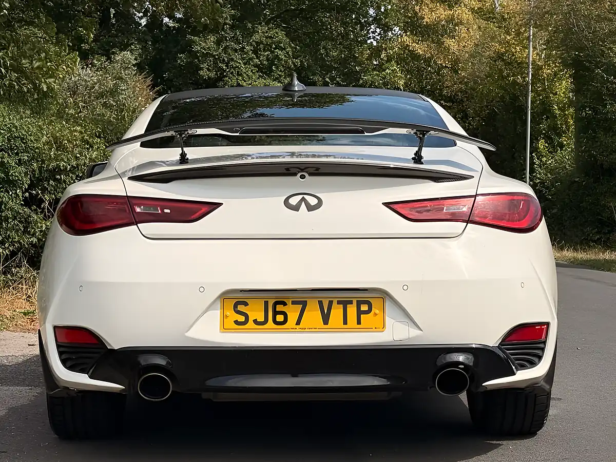 Used 2017 Infiniti Q60 S Sport White - Interior and Exterior details 8
