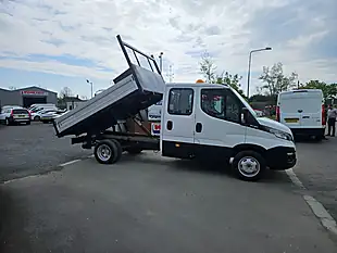 Used 2017 Iveco Daily 35C 12D Crew Cab Tipper White - Interior and Exterior details 2