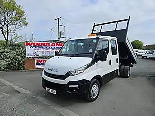 Used 2017 Iveco Daily 35C 12D Crew Cab Tipper White - Interior and Exterior details 4