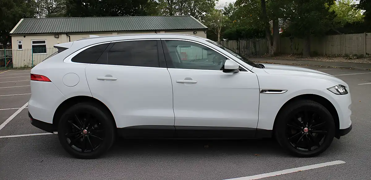 Used 2017 Jaguar F-Pace Portfolio AWD White - Interior and Exterior details 2