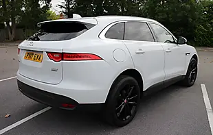 Used 2017 Jaguar F-Pace Portfolio AWD White - Interior and Exterior details 3