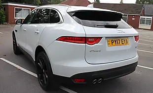 Used 2017 Jaguar F-Pace Portfolio AWD White - Interior and Exterior details 4