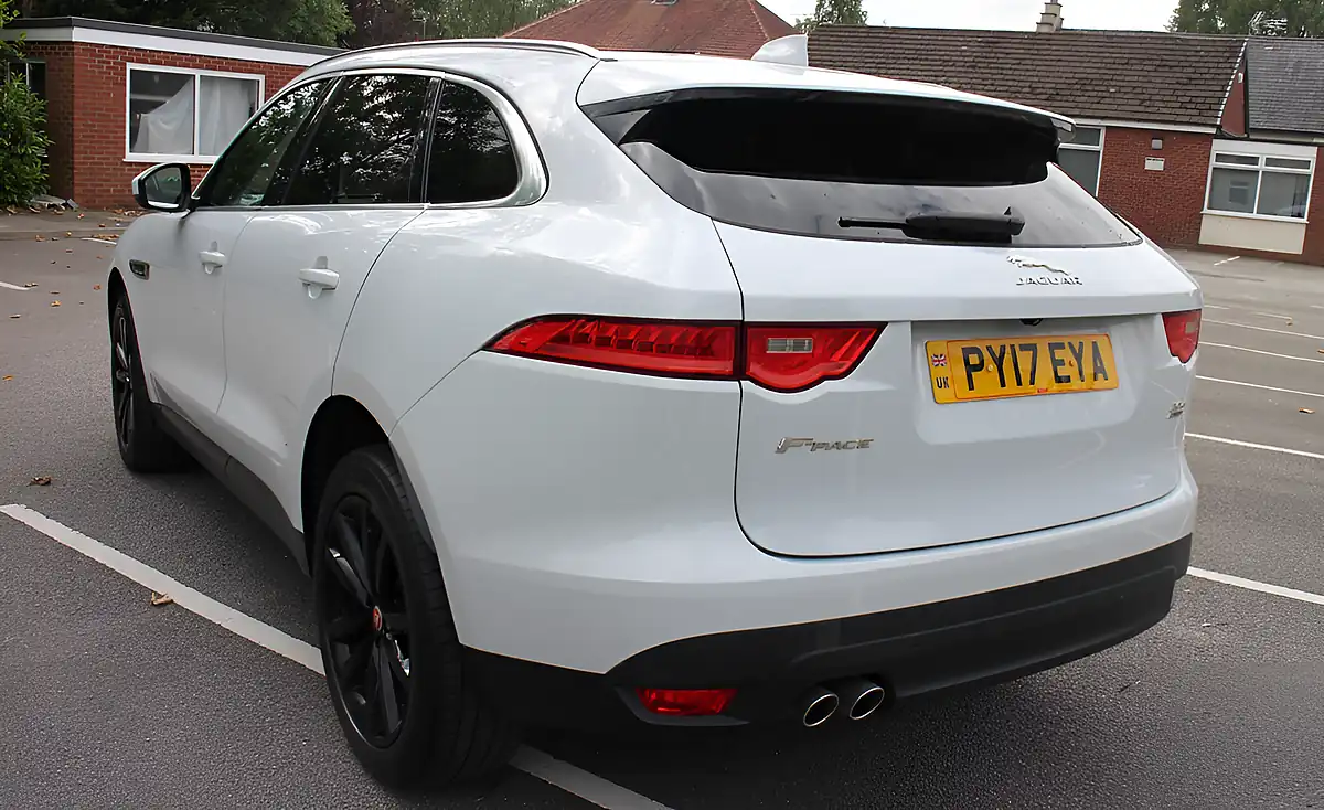 Used 2017 Jaguar F-Pace Portfolio AWD White - Interior and Exterior details 4