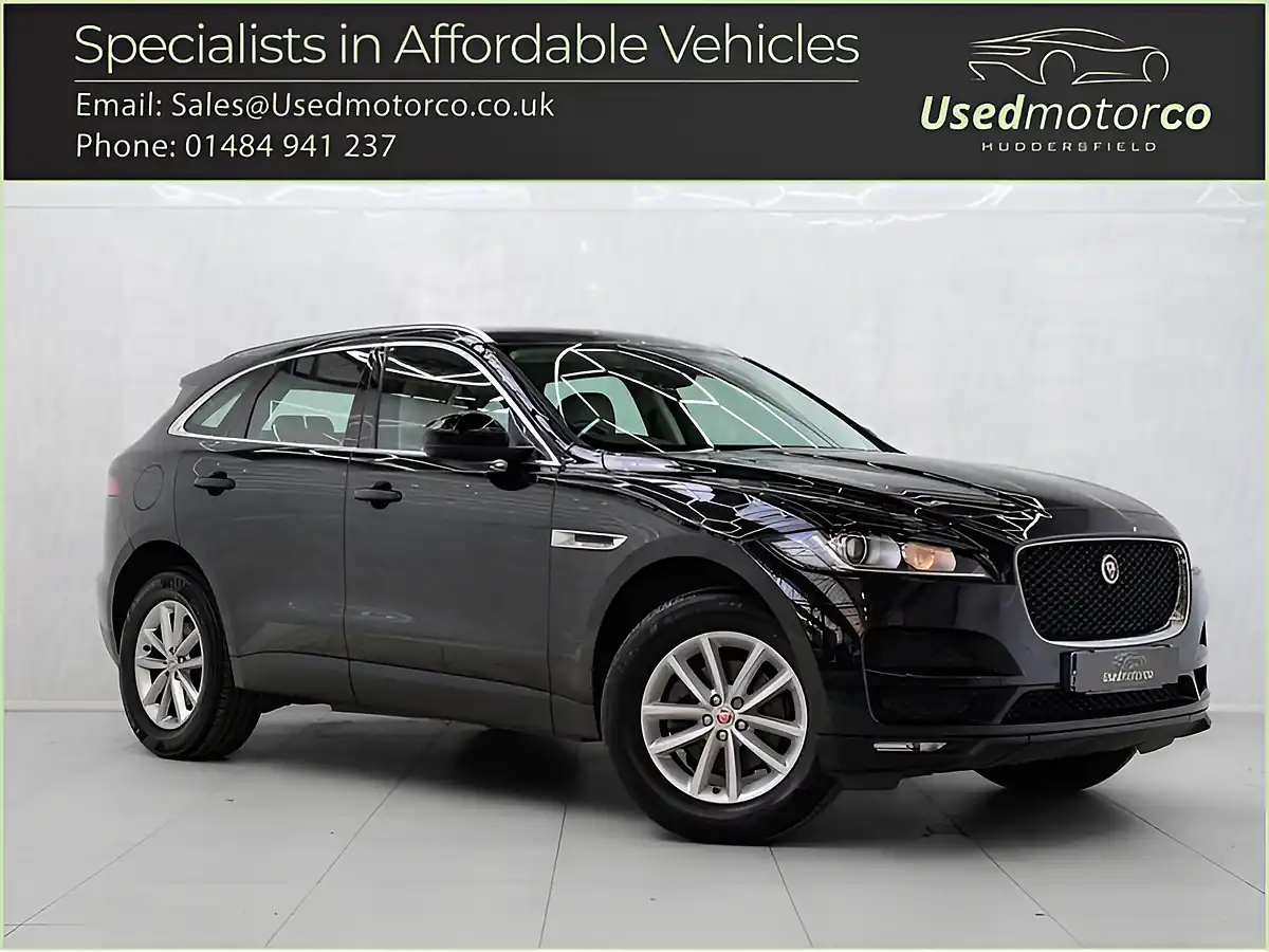 Used 2017 Jaguar F-Pace Prestige Black - Front View