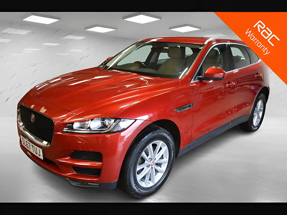 Used 2017 Jaguar F-Pace Prestige Firenze Red - Front View