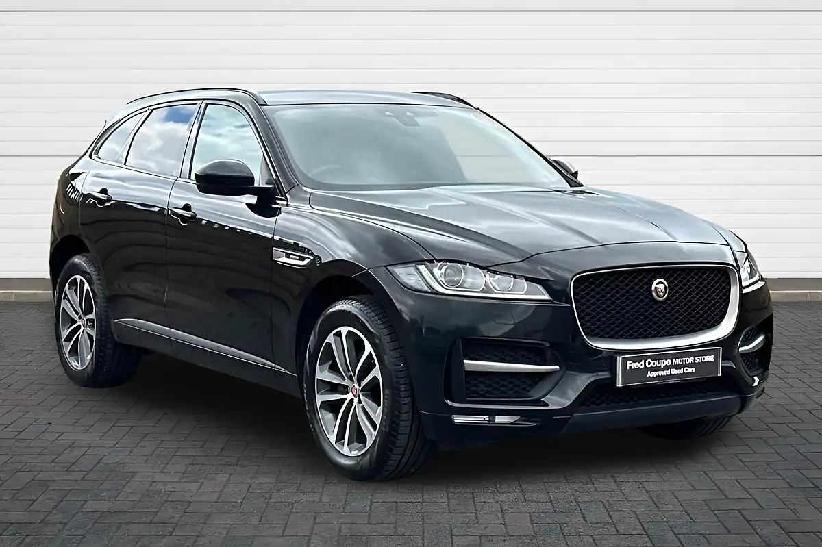 Used 2017 Jaguar F-Pace R-Sport Black - Front View