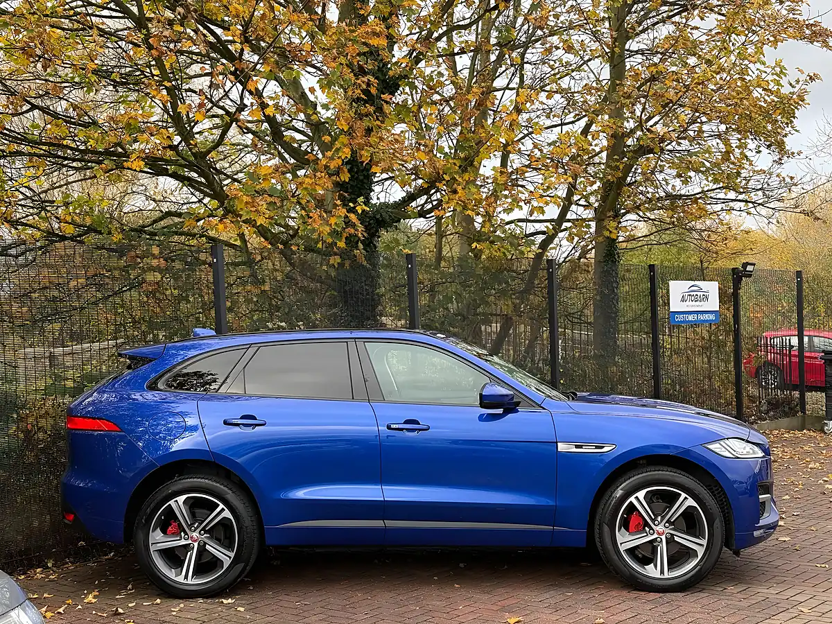 Used 2017 Jaguar F-Pace R-Sport Blue - Interior and Exterior details 10