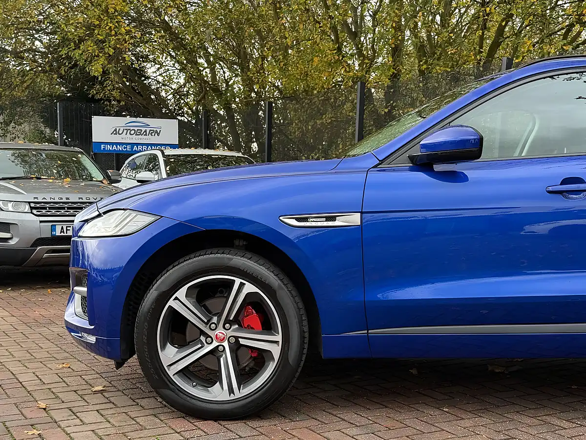 Used 2017 Jaguar F-Pace R-Sport Blue - Interior and Exterior details 14
