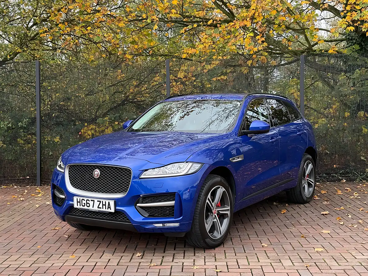 Used 2017 Jaguar F-Pace R-Sport Blue - Interior and Exterior details 5