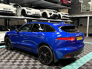Used 2017 Jaguar F-Pace R-Sport Blue - Interior and Exterior details 7