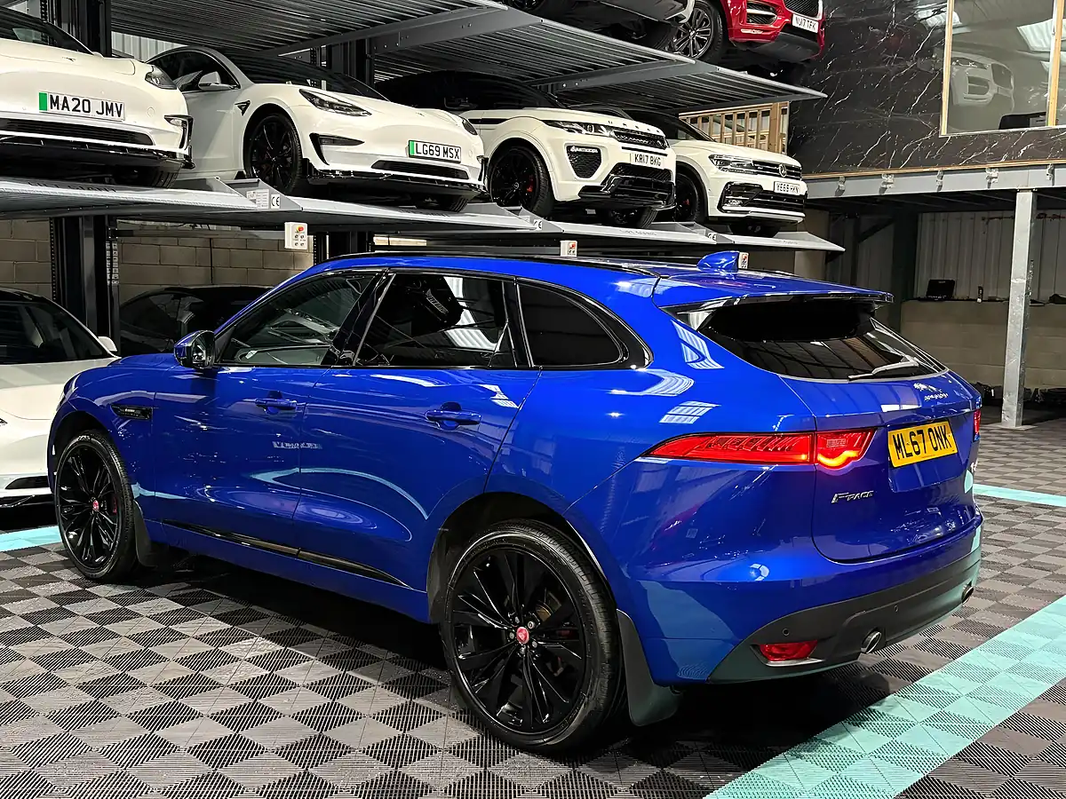 Used 2017 Jaguar F-Pace R-Sport Blue - Interior and Exterior details 7