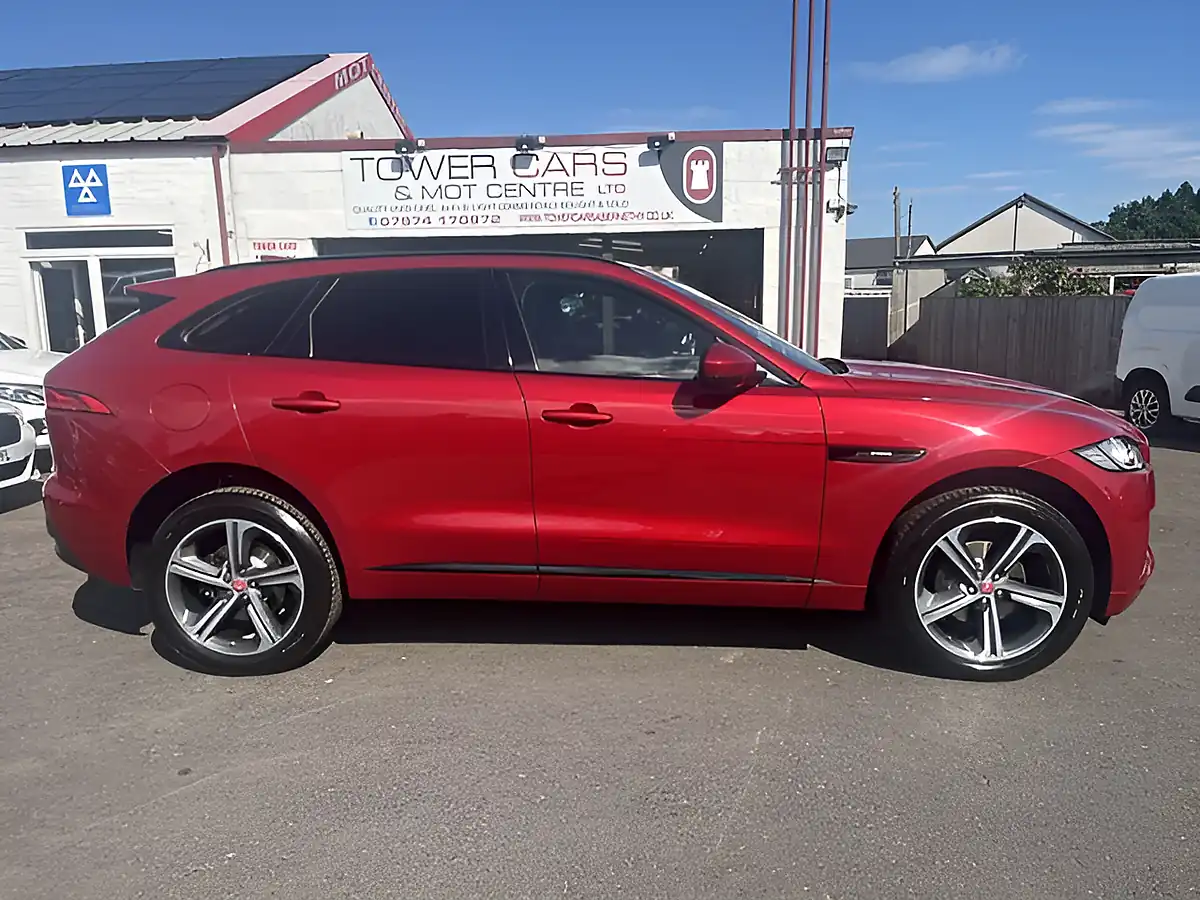 Used 2017 Jaguar F-Pace R-Sport Firenze Red - Interior and Exterior details 2