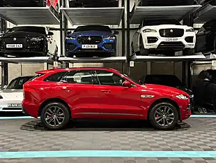 Used 2017 Jaguar F-Pace R-Sport Red - Interior and Exterior details 10
