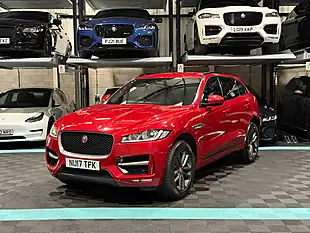 Used 2017 Jaguar F-Pace R-Sport Red - Interior and Exterior details 5