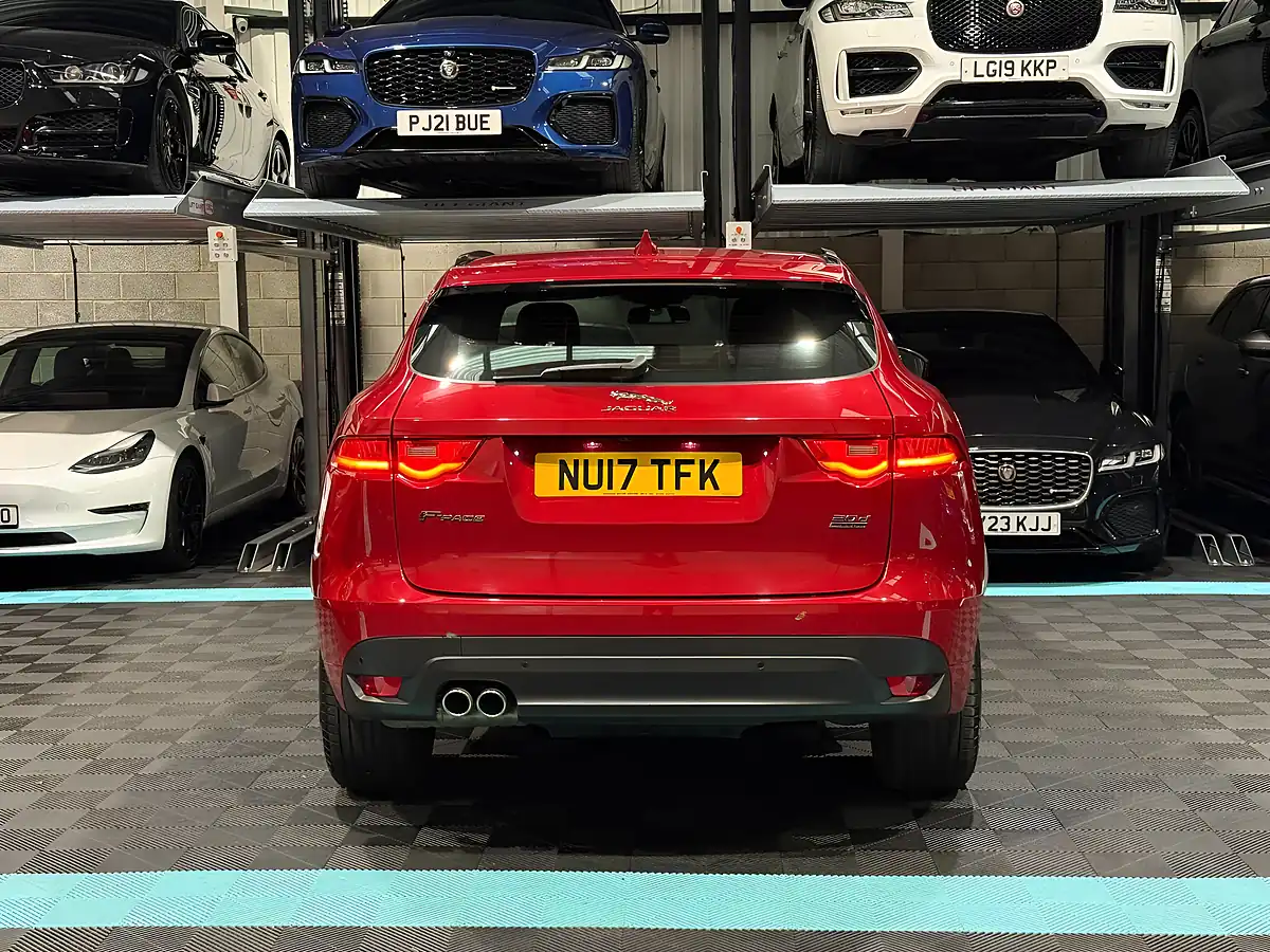 Used 2017 Jaguar F-Pace R-Sport Red - Interior and Exterior details 8