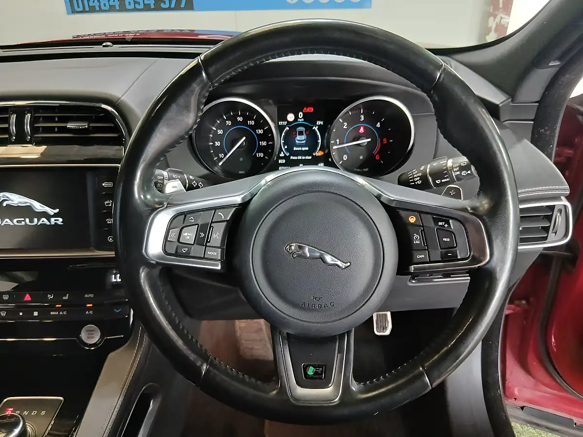 Used 2017 Jaguar F-Pace R-Sport Red - Interior and Exterior details 11