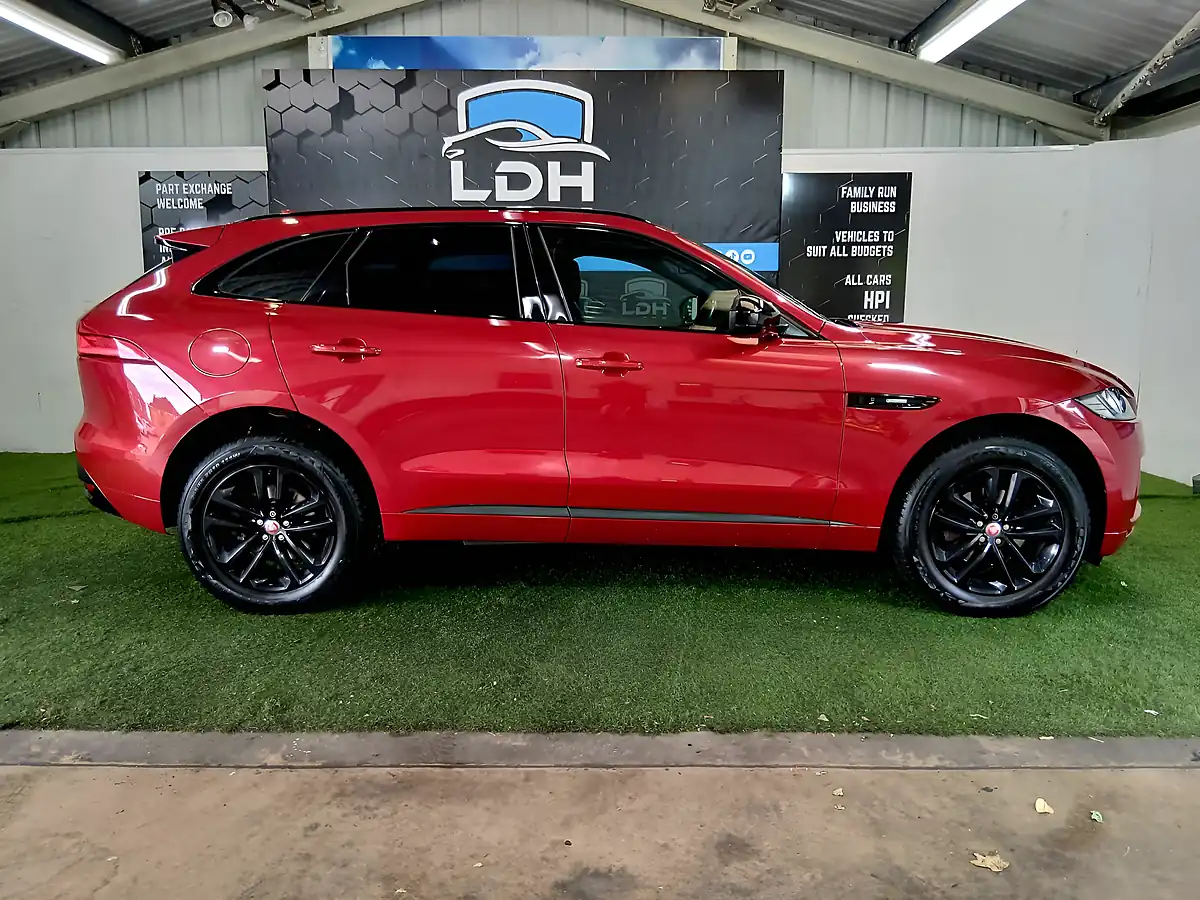 Used 2017 Jaguar F-Pace R-Sport Red - Interior and Exterior details 2