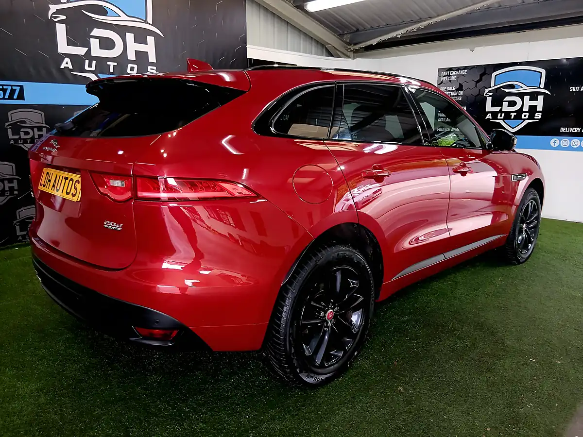 Used 2017 Jaguar F-Pace R-Sport Red - Interior and Exterior details 3