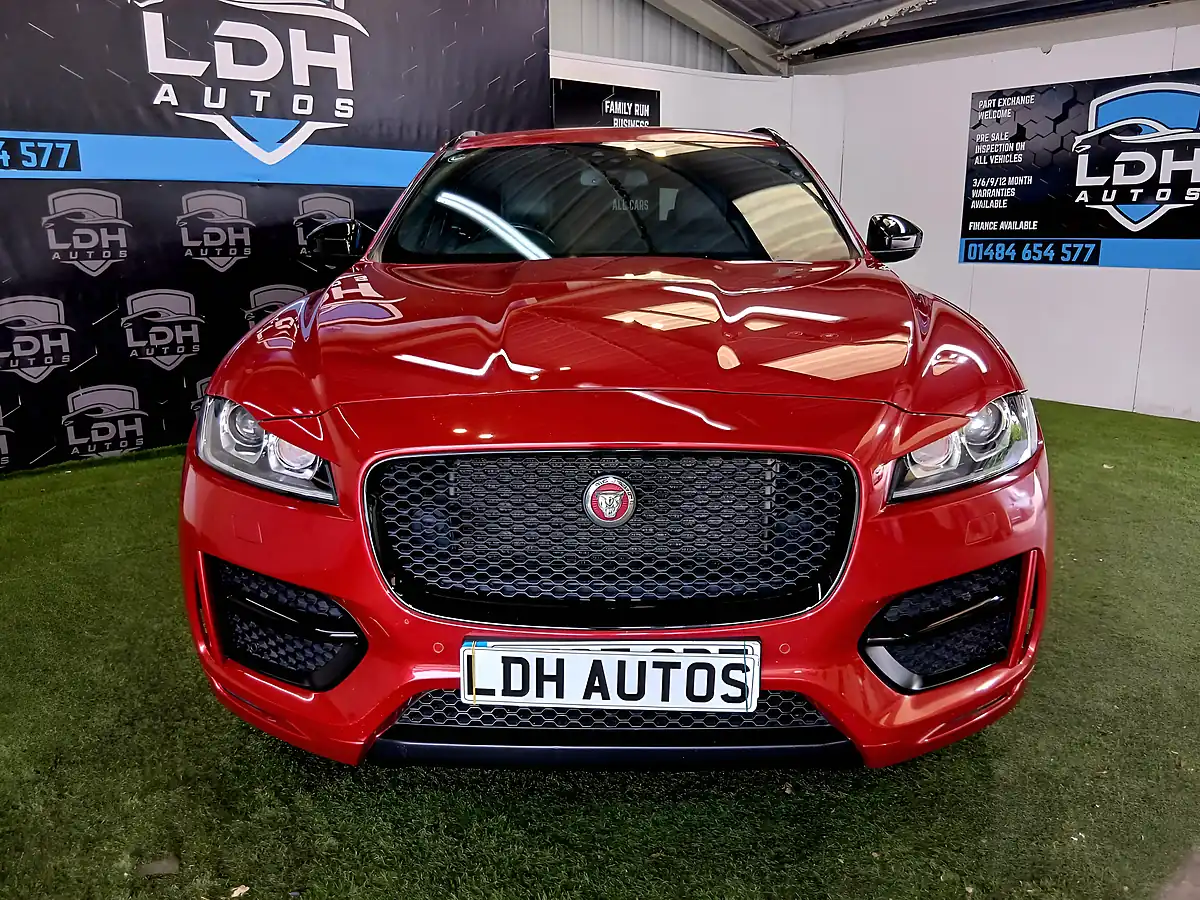 Used 2017 Jaguar F-Pace R-Sport Red - Interior and Exterior details 8