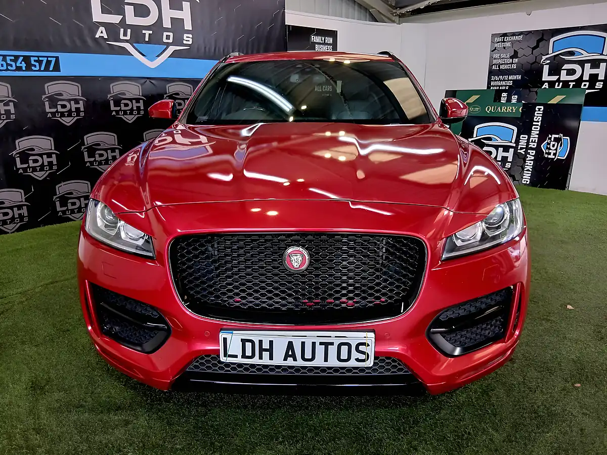 Used 2017 Jaguar F-Pace R-Sport Red - Interior and Exterior details 8