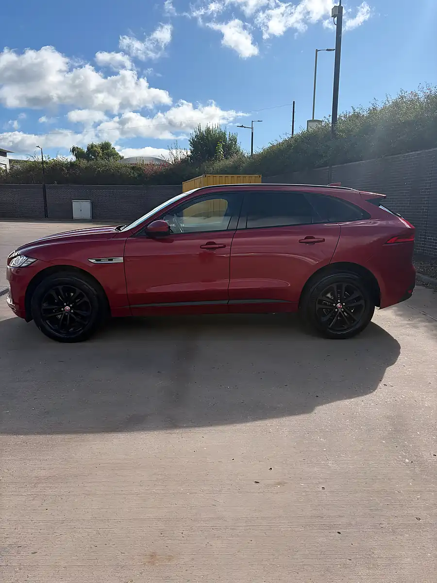 Used 2017 Jaguar F-Pace R-Sport Red - Interior and Exterior details 2