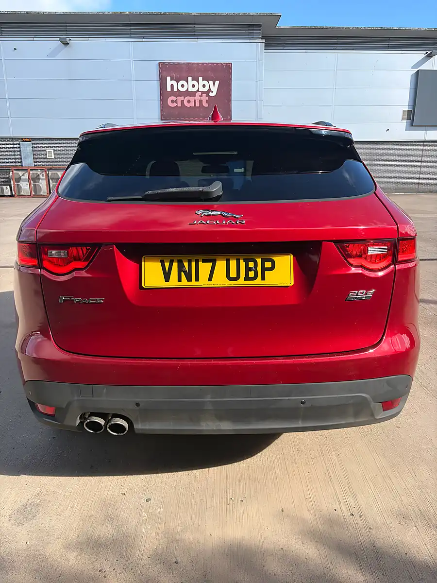 Used 2017 Jaguar F-Pace R-Sport Red - Interior and Exterior details 4